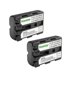 Kastar 2-Pack NP-FM500H Battery 7.4V 2400mAh Replacement for Sony DSLR-A300K/N, DSLR-A300X, DSLR-A350, α350, Alpha A350, DSLR-A350B, DSLR-A350H, DSLR-A350K, DSLR-A350X, DSLR-A450, α450 Camera
