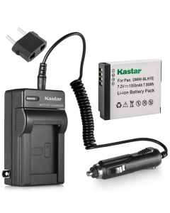 Kastar Battery (1-Pack) and Charger Kit Replacement for Panasonic DMW-BLH7 DMW-BLH7E DMW-BLH7PP Work with Panasonic Lumix DMC-GM1 DMC-GM1K DMC-GM5 DMC-GF7 Cameras