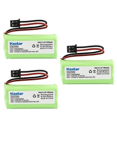 Kastar 3-Pack AAAX2 2.4V MSM 1000mAh Ni-MH Rechargeable Battery for Uniden BT-1008 BT-1016 BT1008S DECT20602 DECT 2080 DECT 2060-2 DWX-207 DECT20854WX DECT21802 Dantona BATT-1008 Empire CPH-515B