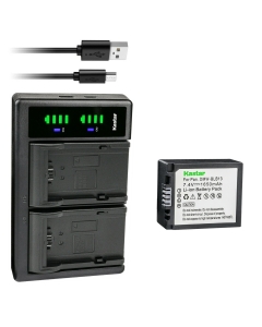 Kastar 1-Pack DMW-BLB13 Battery and LTD2 USB Charger Replacement for Panasonic DMW-BLB13, DMW-BLB13E, DMW-BLB13GK, DMW-BLB13PP Battery, DE-A49, DE-A49A, DE-A49B, DE-A49C Charger, DMC-G1 G2 G10 GF1 GH1