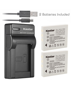 Kastar Battery (X2) & Slim USB Charger for HP LI40 Q6277A Q2232-80005 Photosmart R742 R742v R742xi Digital Cameras