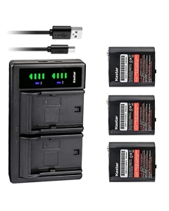 Kastar 3-Pack Battery and LTD2 USB Charger Compatible with Motorola KEBT-071-A, KEBT071B KEBT-071-B, KEBT071C KEBT-071-C, KEBT071D KEBT-071-D, KEBT650 2 Way Radio Walkie Talkies