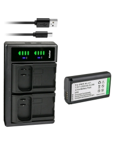 Kastar 1-Pack Battery and LTD2 USB Charger Compatible with Panasonic DMW-BLJ31, DMW-BLJ31e Battery, Panasonic LUMIX S1, LUMIX S1R, LUMIX S1H, DMW-BGS1R, LUMIX S Series Full-Frame Mirrorless Cameras