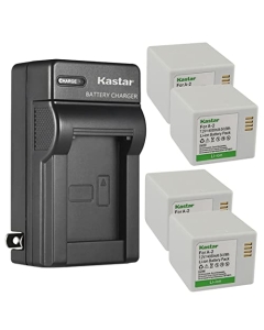 Kastar 4-Pack Battery and AC Wall Charger Replacement for Arlo A-2 A2, VMA4400C, VMA4410, VMA4410-10000S, VML4030, VML4430, 308-10030-01, 308-10032-01, Arlo Go Mobile Security Camera
