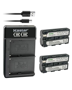 Kastar 2-Pack Battery and LKD2 USB Charger Compatible with Sony CCD-TRV91 CCD-TRV92 CCD-TRV93 CCD-TRV930 CCD-TRV94 CCD-TRV940 CCD-TRV95 CCD-TRV97 CCD-TRV98 CCD-TRV99 DSC-D770 CRX10U CVX-V18NS