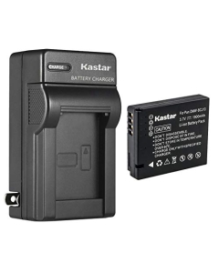Kastar 1-Pack Battery and AC Wall Charger Replacement for Panasonic Lumix DMC-LX7W, DMC-LX5, Lumix DMC-LX5GK, Lumix DMC-LX5K, Lumix DMC-LX5W, Lumix DMC-LX6, DMC-LX6W, Lumix DMC-LX7, Lumix DMC-LX7GK