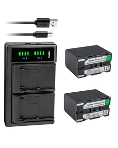 Kastar 2-Pack SB-L480 Battery and LTD2 USB Charger Compatible with Samsung SC-L550, SC-L600, SC-L610, SC-L630, SC-L650, SC-L700, SC-L710, SC-L750, SC-L770, SC-L810, SC-L860, SC-L870, SC-L901 Camera