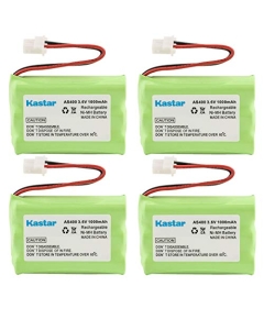Kastar 4-Pack 3.6V 1000mAh Battery Replacement for Bell Equipment (Sonecor) BE900FA, Bell South 9488, B655, GH2400, GH5862SLEX-3, GH9457, GH9487, GH9488, Clarity C4205, C600, W425, Columbia CTA300