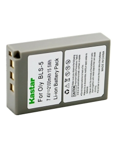 Kastar Battery 1-Pack Replacement for Olympus BLS-5, PS-BLS5 Battery, Olympus E-400, E-410, E-420, E-450, E-600, E-620, E-P1, E-P2, E-P3, E-PL1, E-PL1s, E-PL2, E-PL3, E-PL5, Stylus 1 Camera