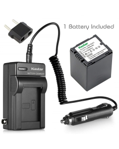 Kastar Battery + Charger Replacement for Panasonic CGA-DU21 NV-GS47 GS50 GS55 GS57 GS58 PV-GS150 GS180 GS200 GS300 GS320 GS400 GS500 SDR-H250 H280 VDR-D258 D300 D308 D310 D400 VDR-M74 M75 M95 M250