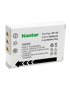 Kastar FNP95 Battery (1-Pack) for Fujifilm NP-95 & Finepix F30, Finepix F31FD, Finepix Real 3D W1, Finepix X30, Finepix X100, Finepix X100T, Finepix X100LE, Finepix X100S, Finepix X-S1 and Ricoh DB-90