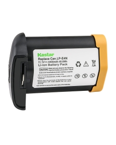 [Fully Decoded] Kastar 1-Pack 11.1V 4400mAh LP-E4N Battery Replacement for Canon LP-E4 LPE4, LP-E4N LPE4N, US 5751B002 Battery, Canon LC-E4 LC-E4N Charger