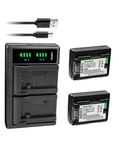 Kastar 2-Pack BP-709 Battery and LTD2 USB Charger Compatible with Canon LEGRIA HF M406 HFM406, LEGRIA HF M506 HFM506, LEGRIA HF M606 HFM606, LEGRIA HF M706 HFM706, LEGRIA HF M806 HFM806 Camera
