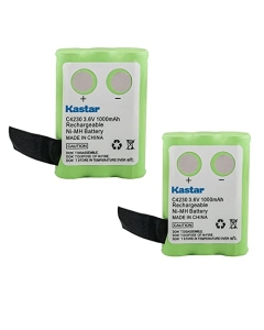 Kastar 2-Pack Ni-MH Rechargeable Battery Replacement for Clarity C4220, Clarity C4230, Clarity 74235, Clarity Professional C4220, Professional C4230, Professional C4230HS, GP80AAAH3BXZ