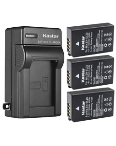 Kastar 3-Pack Battery and AC Wall Charger Replacement for Nikon Blackmagic Pocket Cinema Camera, Coolpix P950, Nikon Coolpix P1000, Nikon Coolpix A, Nikon 1 AW1, Nikon 1 J1, Nikon 1 J2 Cameras
