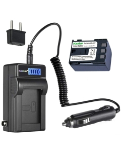 Kastar 1-Pack NB-2L12 Battery and LCD AC Charger Compatible with Canon iVIS DC301, iVIS DC310, iVIS DC320, iVIS DC330, iVIS DC410, iVIS DC420, Elura 40 MC, Elura 50, Elura 60, Elura 65, Elura 70