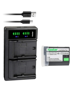 Kastar 1-Pack EN-EL15b Battery and LTD2 USB Charger Replacement for Nikon Z 7, Z7, Z 7 Q3, Z7Q3, 1 V1, D500, D600, D610, D750, D780, D800, D800E, D810, D810A, D850, D7000, D7100, D7200, D7500, Z 6, Z6