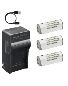 Kastar 3-Pack Battery and AC & USB-C Charger Compatible with NB-9L NB-9LH Camera for Canon PowerShot N N2 ELPH 510 520 530 HS SD4500 is IXUS 1000 HS IXY 50S Digital Camera