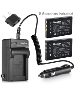 Kastar Battery (X2) & AC Travel Charger for Hewlett Packard A1812A, L1812A and HP PhotoSmart R07, R507, R607, R707, R717, R725, R727, R817, R818, R827, R837, R847, R926, R927, R937, R967