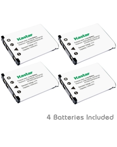 Kastar Battery (4-Pack) for Kodak KLIC-7006 work with Kodak EasyShare M22, M23, M200, M522, M530, M531, M532, M550, M552, M575, M577, M580, M583, M750, M873, M883, M5350, M5370, MD30, Mini, Touch Digital cameras