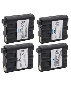 Kastar 4-Pack Rechargeable Ni-MH Battery 6.0V 1000mAh Compatible with Midland GXT-1000 GXT-1000G GXT-1000PS GXT-1000VP4 GXT-1000X3VP4 GXT-1030 GXT-1030VP4 GXT-1050 GXT-1050VP4 GXT-1091 2-Way Radio