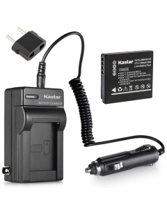 Kastar Battery and Charger Replacement for Panasonic DMW-BCF10 Lumix DMC-FS12 FS15 FS25 FS4 FS42 FS6 FS7 FX40 FX48 FX550 FX580 F2 F3 FH1 FH20 FH22 FH3 FT3 FT4 FX68 FX700 FX75 TS1 TS2 TS3 TS4