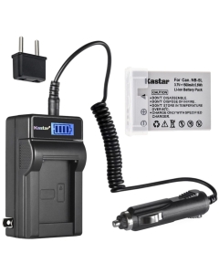 Kastar 1-Pack NB-5L Battery and LCD AC Charger Compatible with Canon PowerShot SX200 is, PowerShot SX210 is, PowerShot SX220 is, PowerShot SX230 HS, Digital 900 is, Digital 820 is, Digital 810 is