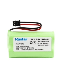 Kastar 10-Pack AAX2 2.4V 1600mAh MSM Plug Ni-MH Rechargeable Battery Replacement for Uniden BT1007 BT-904 BBTY0700001 CEZAi2998 DCX150 DECT1500 D1484 Panasonic HHR-P506 Home Handset Telephone