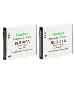 Kastar SLB-07A Battery 2-Pack Replacement for Samsung SLB-07, SLB-07A SLB07A, SLB-07B SLB07B, EA-SLB07 4302-001227 Battery, SBC-07A, SBC-L11 Charger, TL90, TL100, TL205, TL210, TL220, TL225 Camera