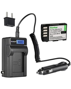 Kastar 1-Pack DMW-BLF19 Battery and LCD AC Charger Compatible with Panasonic DMW-BLF19, DMW-BLF19E, DMW-BLF19PP, DMC-643 Battery, Panasonic DMW-BTC10, DMW-BTC10E, DMW-BTC10G, DMW-BTC10PP Charger