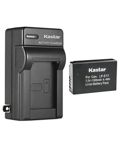 Kastar 1-Pack Battery and AC Wall Charger Replacement for Canon EOS RP, EOS R10 Mirrorless Digital Camera, KISS X8i, KISS X9i, Rebel SL2, EOS Rebel T6i, EOS Rebel T6s, EOS Rebel T7i Camera