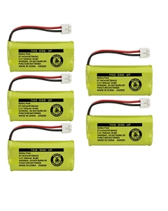 Kastar 5-Pack BT184342 / BT284342 Battery Replacement for Uniden BBTG0671011 BBTG0743001 BBTG0743101 BT-101 BT1011 BT-1011 BT-1018 BT-694 GE BT-800 BY0929 GP 60AAAH2BMJZR 70AAAH2BMJZR 75AAAH2BMJZR