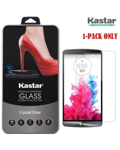 Kastar Screen Protector (1-PACK), Premium Tempered Crystal Clear Glass Screen Protector for AT&T, T-Mobile, Sprint, Verizon Smartphone