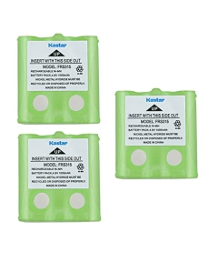 Kastar 3-Pack Two-Way Radio Battery 4.8V 1000mAh Replacement for Cobra FRS310W FRS315 FRS70 FRS80 FRS85 GA-CM GA-CR GA-CT GP35AAAK4BX IXNN4002A Maxxon ACC510 Maxxon ACC511 Maxxon PMR508