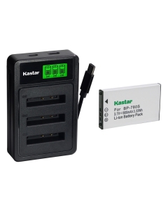 Kastar 1-Pack Battery with LZD3 USB Triple Charger Compatible with BP-780S, BP-780CS, CONTAX SL300R, SL300RT, Finecam SL300R, SL400R Cameras