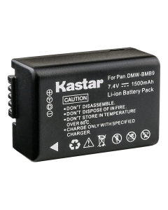 Kastar 1-Pack DMW-BMB9 Battery Replacement for Panasonic Lumix DMC-FZ72, Lumix DMC-FZ100, Lumix DMC-FZ150, Lumix DC-FZ80, Lumix DC-FZ85 Camera