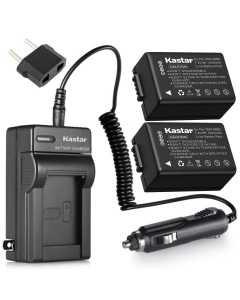 2 Pack Battery and Charger for Panasonic DMW-BMB9E BMB9E DMW-BMB9 BMB9 DMW-BMB9PP Lumix DMC-FZ100 DMC-FZ100GK DMC-FZ100K DMC-FZ40 DMC-FZ45 DMC-FZ48 DMC-FZ60 DMC-FZ70 DMC-FZ150 DC-FZ80 DC-FZ85
