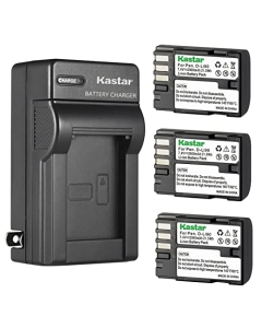 Kastar 3-Pack Battery and AC Wall Charger Replacement for Pentax D-Li90, Battery, Pentax D-BC90, K-BC90, Pentax 39830, 39835 Charger, Pentax 645Z IR, K-01, K-1, K-3 II, K-3 Mark III, K-5 II, K-7 II