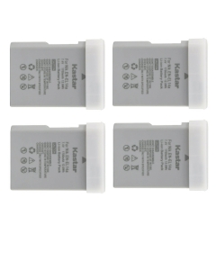 Kastar 4-Pack EN-EL14a Battery Replacement for Nikon BG-2P 905-19045-00000-01, D3100/D3200/D3300, BG-2F 905-19021-00000-01, D3400, BG-2V 905-19050-00000-01, D5100/D5200/D5300 Camera Grip