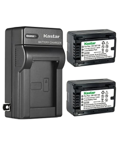 Kastar 2-Pack Battery and AC Wall Charger Replacement for Panasonic HC-W850, HC-W850EB, HC-W850M, HC-W850GK, HC-W850MGK, HC-W850K, HC-W870M, HC-WX970M, HC-WX970GK, HC-WX970MGKK, HC-V785K Camera