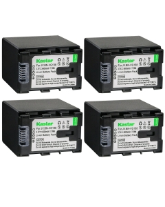Kastar BN-VG138 Battery 4-Pack Replacement for JVC GZ-HM300BU GZ-HM300BUS GZ-HM300SEK GZ-HM300SEU GZ-HM300U GZ-HM310 GZ-HM320 GZ-HM320BUS GZ-HM320U GZ-HM330 GZ-HM330BEK GZ-HM330BEU Camera