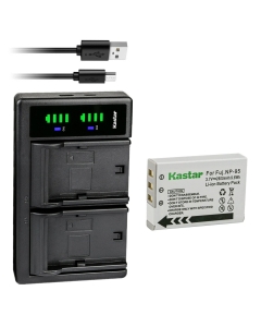 Kastar 1-Pack Battery and LTD2 USB Charger Replacement for Fujifilm FinePix F30, FinePix F31FD, FinePix REAL 3D W1, FinePix X30, FinePix X70, FinePix X100, FinePix X100S, FinePix X100LE Digital Camera