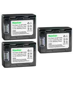 Kastar IA-BP105R Battery 3-Pack Replacement for Samsung IA-BP105R, IA-BP210R, AD43-00201A Battery, Samsung HMX-F90WN, HMX-F90WN/XAA, HMX-F900, HMX-F900BP, HMX-F900SP, HMX-F900BN, HMX-F900SN Camera