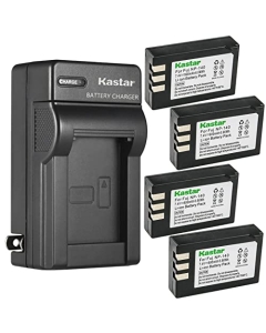 Kastar 4-Pack Battery and AC Wall Charger Replacement for Fujifilm NP-140 FNP-140 FNP140 Battery, Fuji BC-140 BC140 Charger, Fujifilm FinePix S100FS, FinePix S200EXR, FinePix S200FS, FinePix S205EXR
