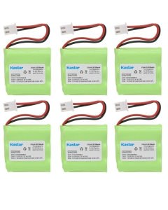 Kastar 6-Pack 2/3AAA 3.6V Battery Replacement for Upland Special, Upland Special XL, Upland Special XLS, Trashbreaker Ultra, Trashbreaker Ultra II, Trashbreaker Ultra XL, Trashbreaker Ultra XLS