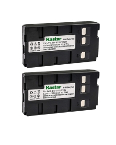 Kastar Battery (2-Pack) for JVC BN-V11U BN-V12U, BN-V12U, BN-V14U, BN-V15, BN-V18U, BN-V20, BN-V20U, BN-V20US, BN-V22, BN-V22U, BN-V24U, BN-V25, BN-V25U, BN-V65 and BN-V400 BN-V400B BN-V400U +More