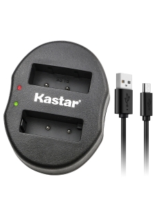 Kastar Dual USB Charger for Olympus BLS-1 PS-BLS1 and Olympus E-400 E-410 E-420 E-450 Olympus E-600 E-620 Olympus E-P1 Olympus E-P2 Olympus E-P3 Olympus E-PL1 E-PL1s E-PL3 Olympus E-PM1 Camera