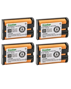 Kastar 4-Pack HHR-P107A Battery Replacement for Panasonic KX-TG3021-07 KX-TG3021-08 KX-TG3021-09 KX-TG3021-10 KX-TG3021-11 KX-TG3021-12 KX-TG3024 KXTG3024 KX-TG3024S KXTG3024S Home Handset Phone