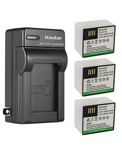 Kastar 3-Pack Battery and AC Wall Charger Replacement for Arlo A-4, A-4a A4A, VMC4040, 308-10069-01 Battery, Arlo Ultra, Arlo Ultra Plus, Arlo Ultra 2, Arlo Ultra 4K UHD, Arlo Pro 3, Arlo Pro 4 Camera