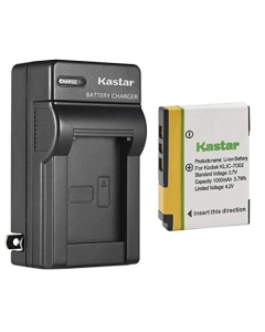 Kastar 1-Pack KLIC-7002 Battery and AC Wall Charger Replacement for Kodak KLIC-7002 K7002 Battery, Kodak EasyShare V530, EasyShare V603, EasyShare V530 Zoom, EasyShare V603 Zoom Camera